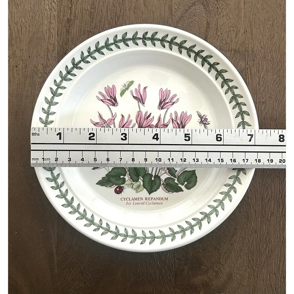 Vintage Portmeirion Botanic Garden Bread Butter Plate Cyclamen Repandum 7.25